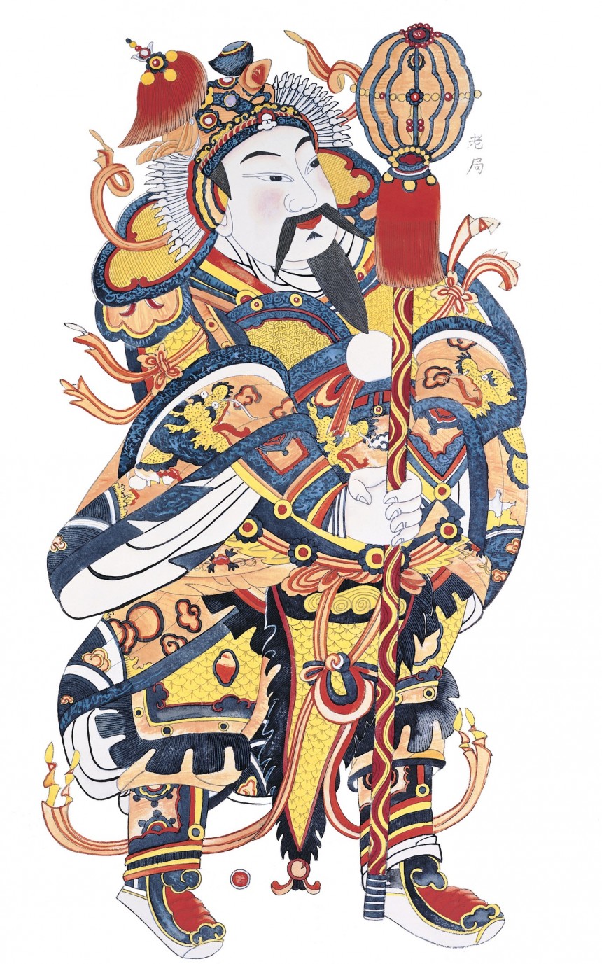 最新门神画制作指南，步骤详解